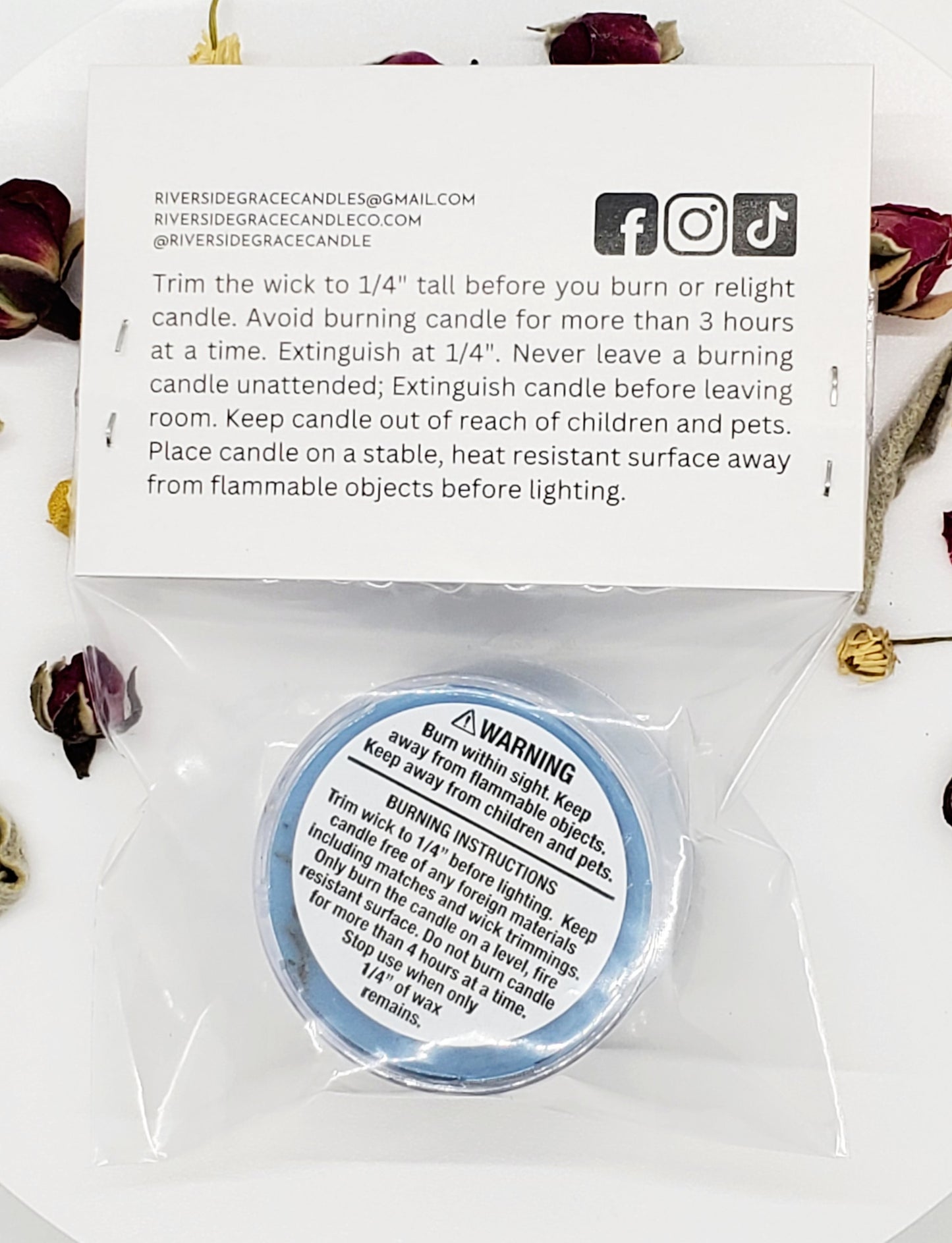 Galene Tealight Packaging Back