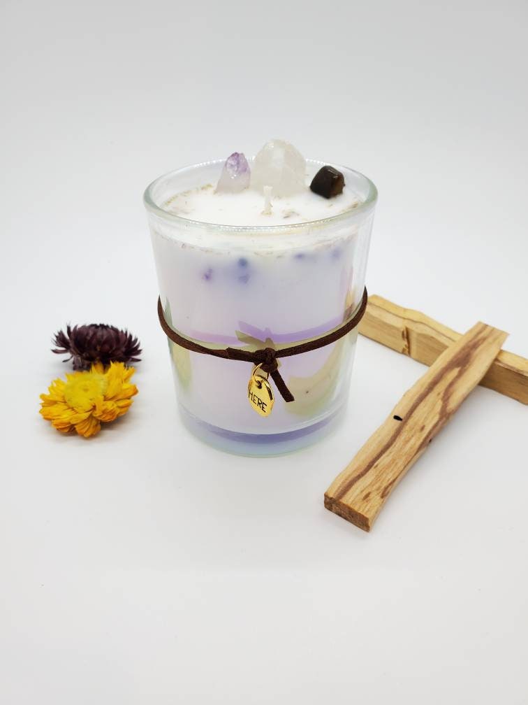 Aromatherapy Crystal Candles